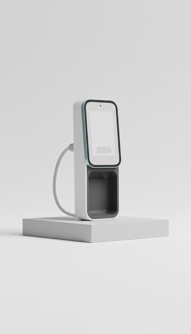 Minimalist Charging Dock with Magnetic Alignment