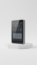 Smart Home Control Panel with Glass Interface